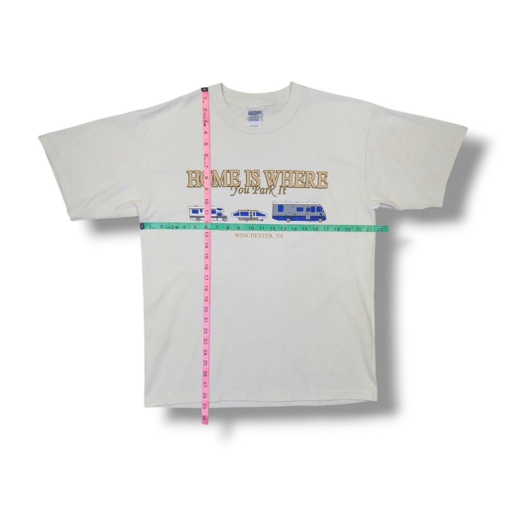 VTG Candy Hill Campground Winchester, VA Home Is Where You Park‎ It T-Shirt L - Picture 3 of 13